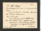 k.k. naturhistorisches Hofmuseum, Intendanzakten 1885-1896 (Hauer), Aktenzahl Z.682/1890, Seite 1
